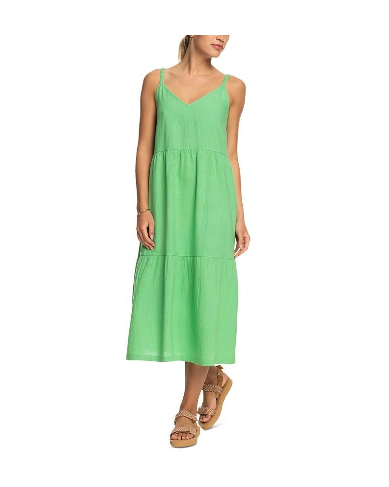 Juniors' Waiting Line Midi Shift Dress Absinthe Green $33.44 Dresses