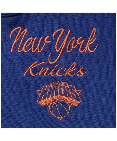 Women's Gray and Blue New York Knicks Assist Colorblock Pullover Hoodie Gray, Blue $25.01 Sweatshirts