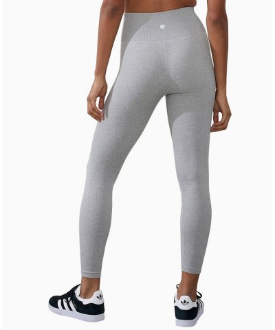 Women's Seamless Booty Sculpt 7/8 Marle Tight Gray Marle $28.80 Pants