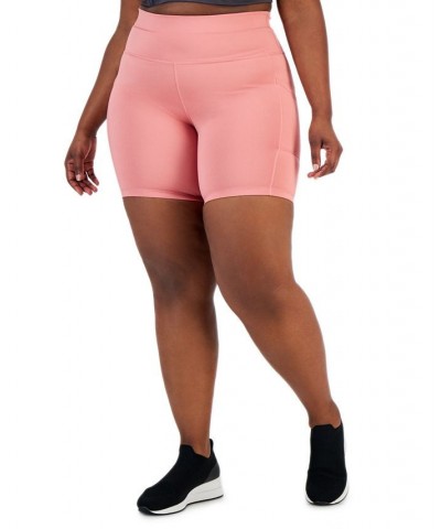 Plus Size Bike Shorts Lip Gloss $14.30 Shorts