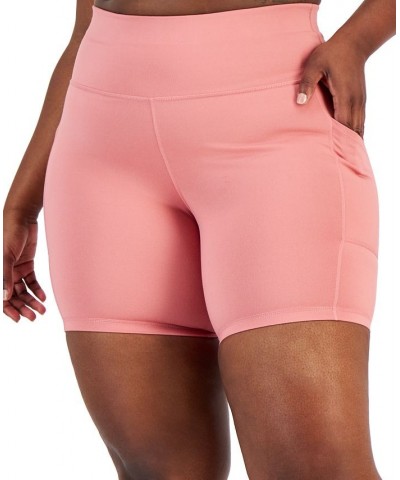 Plus Size Bike Shorts Lip Gloss $14.30 Shorts