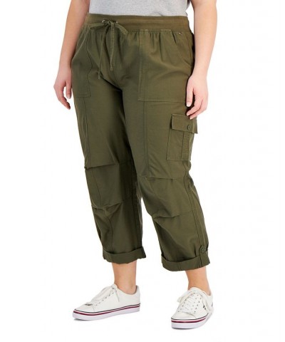 Plus Size Alton Cargo Pants Thyme $23.54 Pants