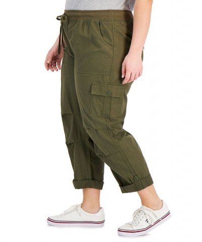 Plus Size Alton Cargo Pants Thyme $23.54 Pants