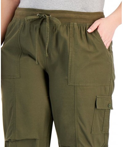 Plus Size Alton Cargo Pants Thyme $23.54 Pants