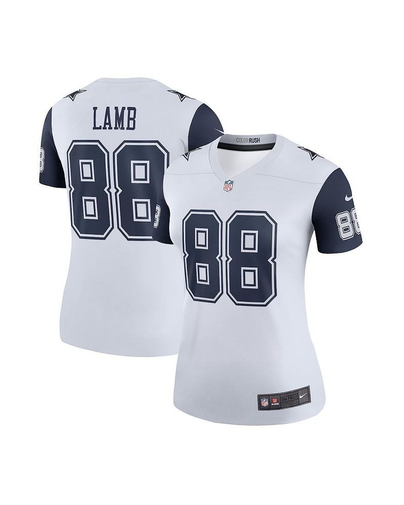 Women's Ceedee Lamb White Dallas Cowboys 2Nd Alternate Legend Jersey White $53.90 Jersey