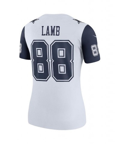 Women's Ceedee Lamb White Dallas Cowboys 2Nd Alternate Legend Jersey White $53.90 Jersey