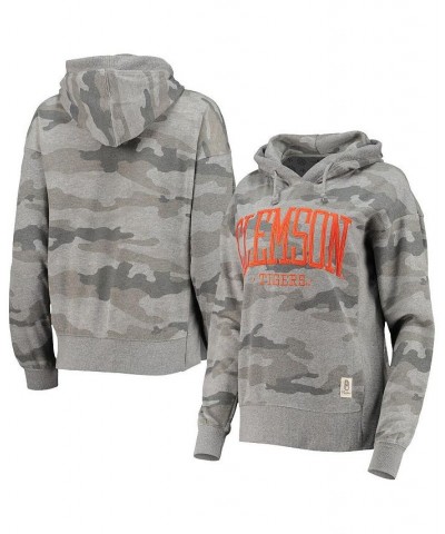 Women's Camo Clemson Tigers Lorenzo Pullover Hoodie Camo $33.60 Sweatshirts