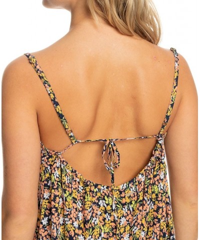 Juniors' Pt Beach Classics Floral Strappy Bra & Bikini Bottoms Mood Indigo Ditsy Love $31.80 Swimsuits