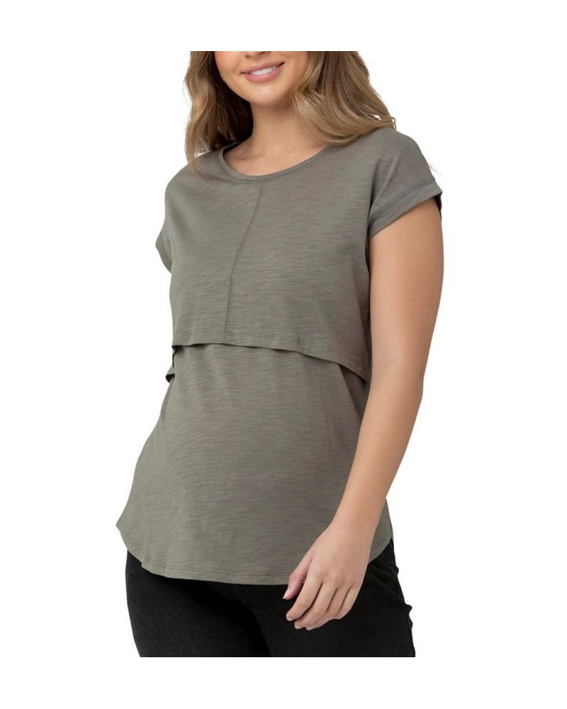 Richie Nursing Lift Up Tee Moss $35.28 Tops