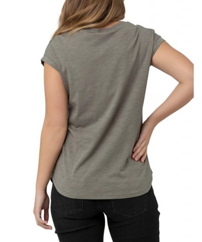 Richie Nursing Lift Up Tee Moss $35.28 Tops