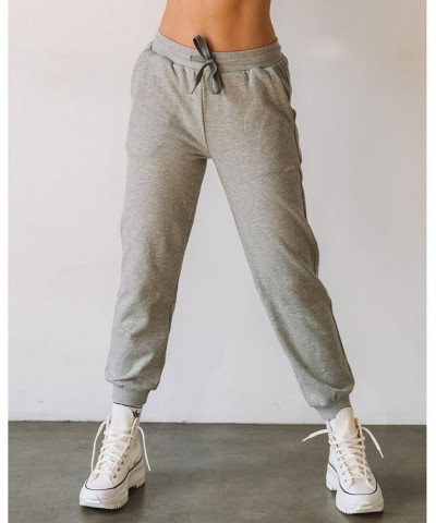 Rebody Lifestyle French Terry Sweatpants for Women Gray $40.95 Pants