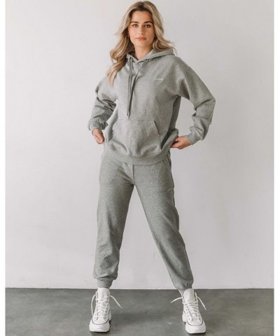 Rebody Lifestyle French Terry Sweatpants for Women Gray $40.95 Pants