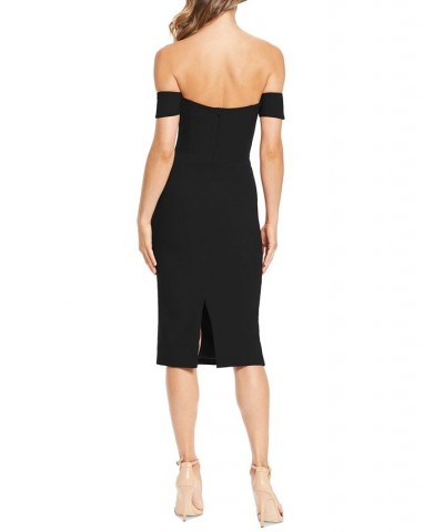 Bailey Off-The-Shoulder Dress Black $82.72 Dresses