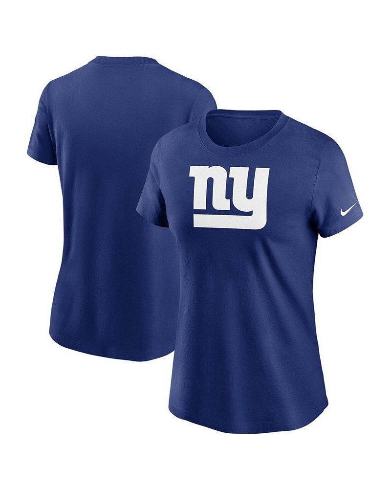 Women's Royal New York Giants Logo Essential T-shirt Royal $24.74 Tops