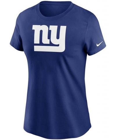 Women's Royal New York Giants Logo Essential T-shirt Royal $24.74 Tops