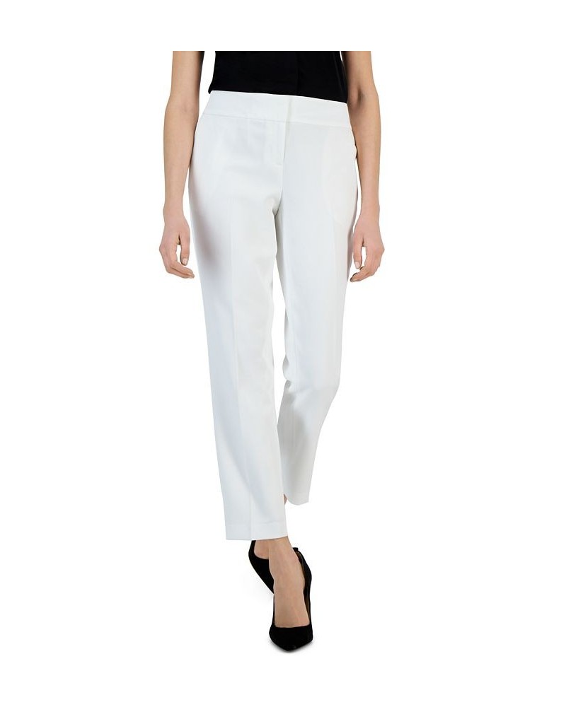 Slim Straight-Leg Pants Lily White $35.60 Pants