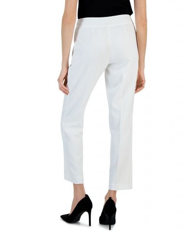 Slim Straight-Leg Pants Lily White $35.60 Pants