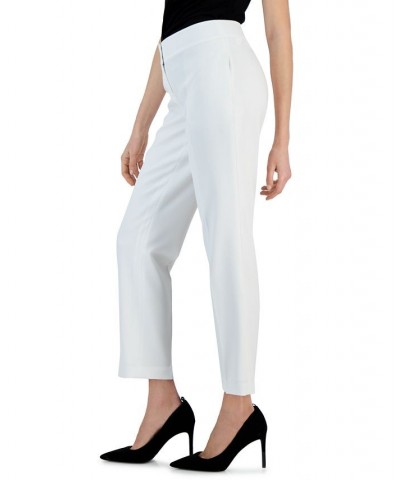 Slim Straight-Leg Pants Lily White $35.60 Pants