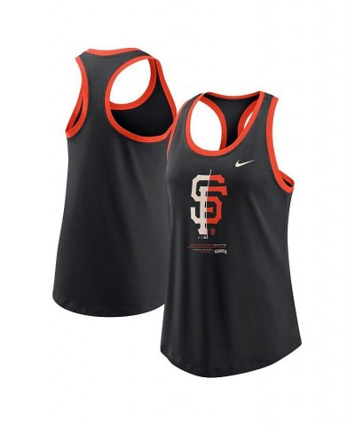 Women's Black San Francisco Giants Tech Tank Top Black $26.99 Tops