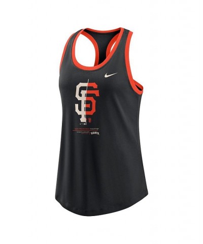 Women's Black San Francisco Giants Tech Tank Top Black $26.99 Tops