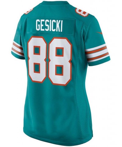 Women's Mike Gesicki Aqua Miami Dolphins Alternate Game Jersey Aqua $65.80 Jersey