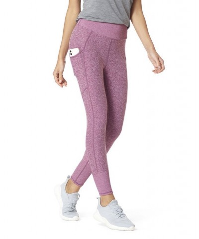 Women's Wide Waistband Hold It Leggings Pink $34.22 Pants