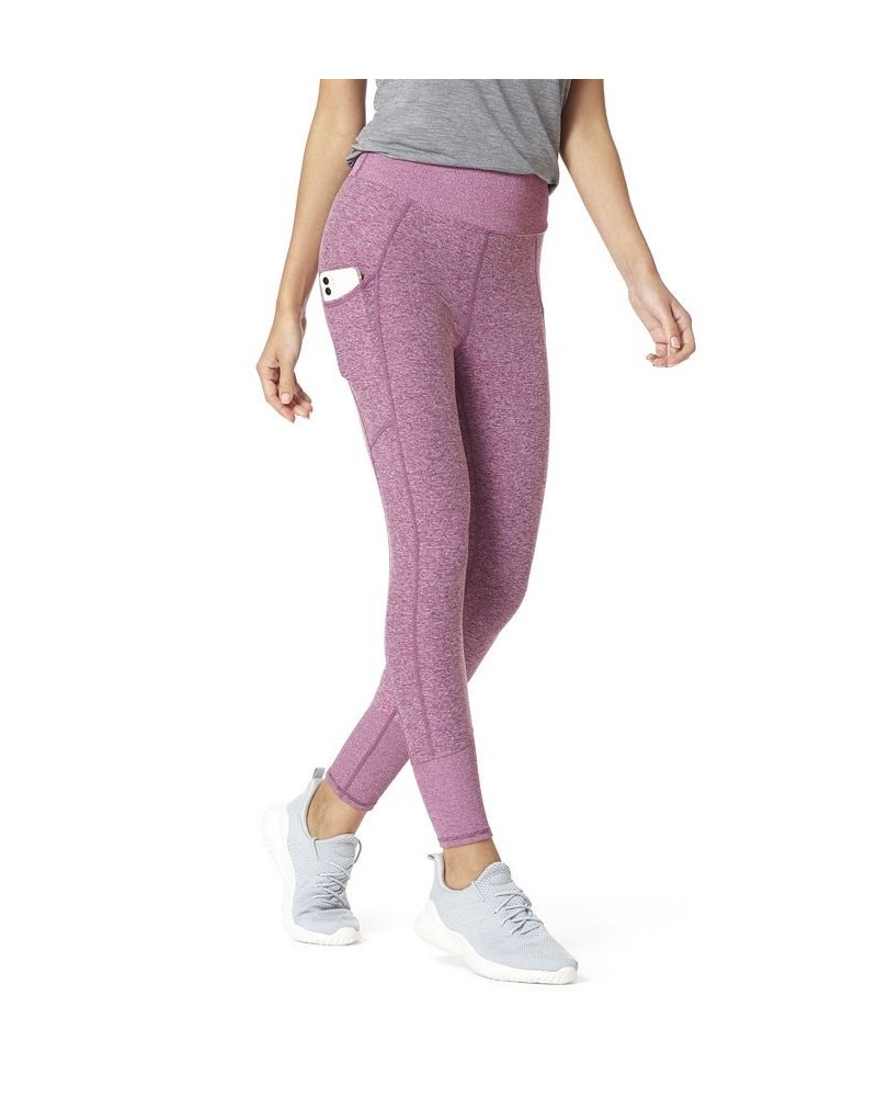 Women's Wide Waistband Hold It Leggings Pink $34.22 Pants