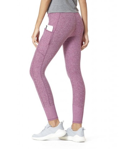 Women's Wide Waistband Hold It Leggings Pink $34.22 Pants