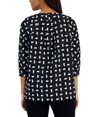 Women's Jacquard Dropped-Shoulder Topper Anne Black/anne White $46.38 Jackets