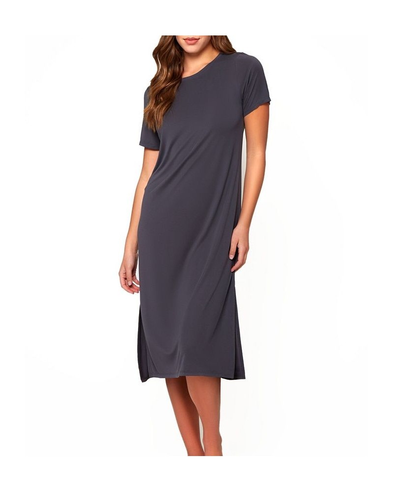 Women's Lilliana Modal Lounge Dress Gray $38.28 Lingerie