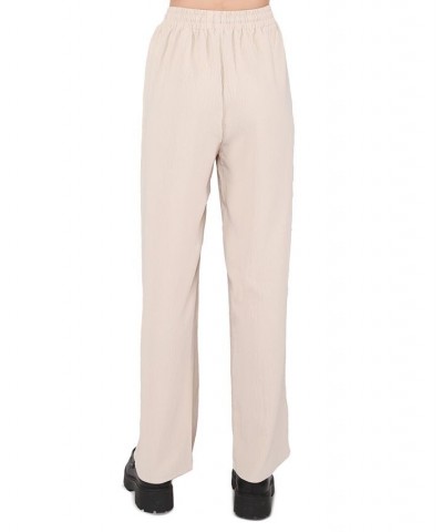 Women's High-Rise Drawstring Wide-Leg Pants Soft Clay $12.82 Pants