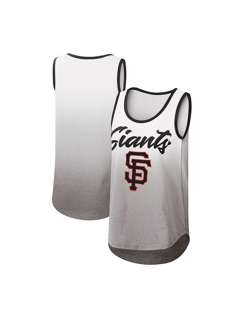 Women's White San Francisco Giants Logo Opening Day Tank Top White $19.27 Tops