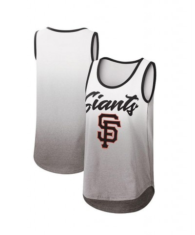 Women's White San Francisco Giants Logo Opening Day Tank Top White $19.27 Tops