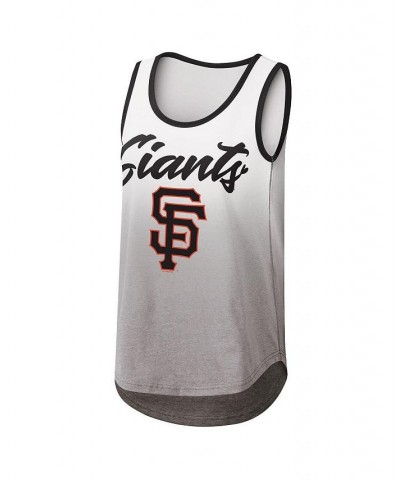 Women's White San Francisco Giants Logo Opening Day Tank Top White $19.27 Tops