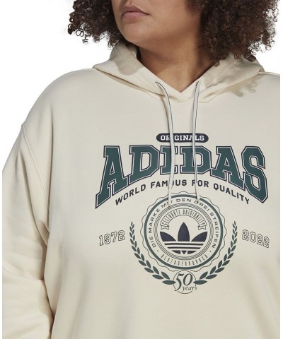 Plus Size Class of '72 Logo Hoodie White $32.00 Sweatshirts