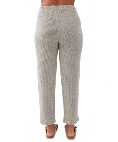 Juniors' Tanya Solid Lightweight Fleece Pull-On Pants Natural $29.19 Pants