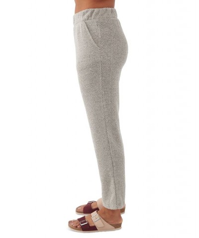 Juniors' Tanya Solid Lightweight Fleece Pull-On Pants Natural $29.19 Pants