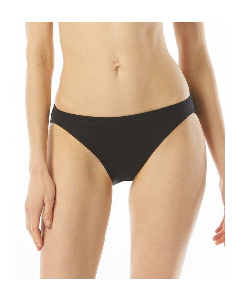 Cropped Ring-Trim Bikini Top & Bottom Black $38.64 Swimsuits