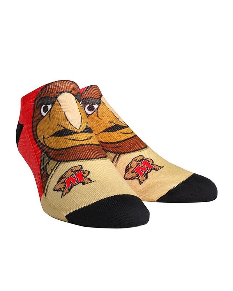 Women's Rock Em Socks Maryland Terrapins Mascot Low Ankle-Length Socks Multi $9.90 Socks