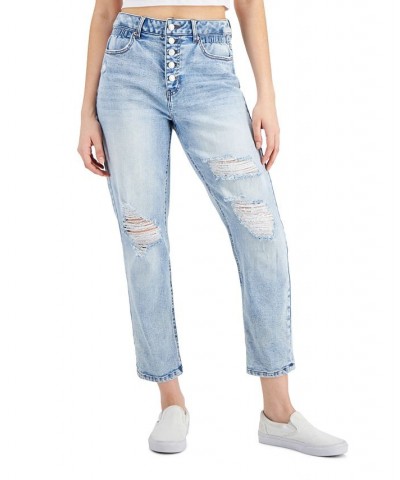 Juniors' Distressed Button-Fly Jeans Caesar $15.60 Jeans