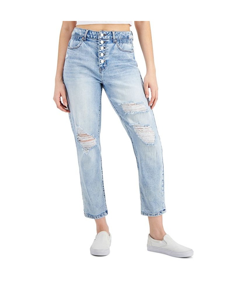 Juniors' Distressed Button-Fly Jeans Caesar $15.60 Jeans