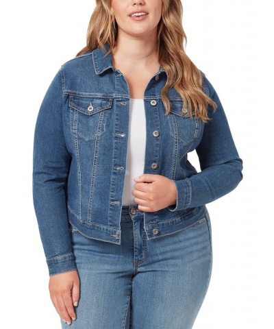 Trendy Plus Size Pixie Long Sleeve Denim Jacket Mercer $23.39 Jackets