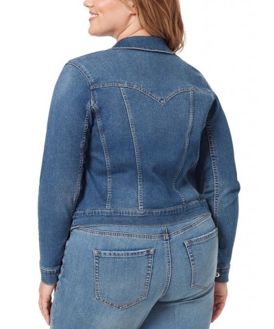 Trendy Plus Size Pixie Long Sleeve Denim Jacket Mercer $23.39 Jackets