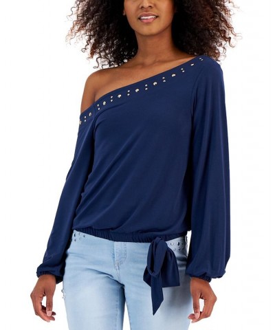 Women's Asymmetric Top Indigo Sea $23.45 Tops