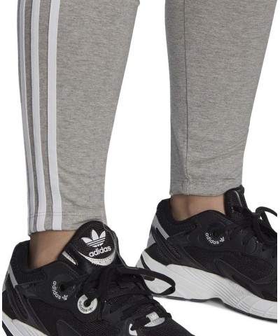 Plus Size 3-Stripes High-Rise Leggings Gray $20.00 Pants