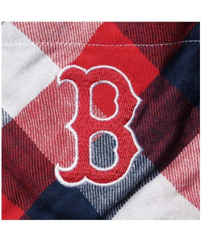 Women's Navy Red Boston Red Sox Breakout Flannel Long Sleeve Nightshirt Navy, Red $33.05 Pajama