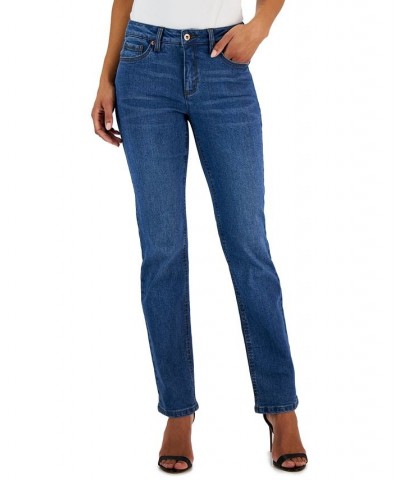 Women's Front-Fly Straight-Leg Jeans Amagnsette Wash $22.68 Jeans