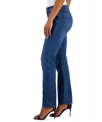 Women's Front-Fly Straight-Leg Jeans Amagnsette Wash $22.68 Jeans