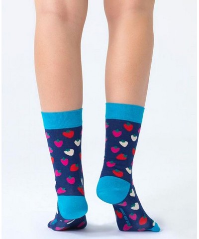 Women's Super Soft Organic Cotton Novelty Socks Navy $12.72 Socks