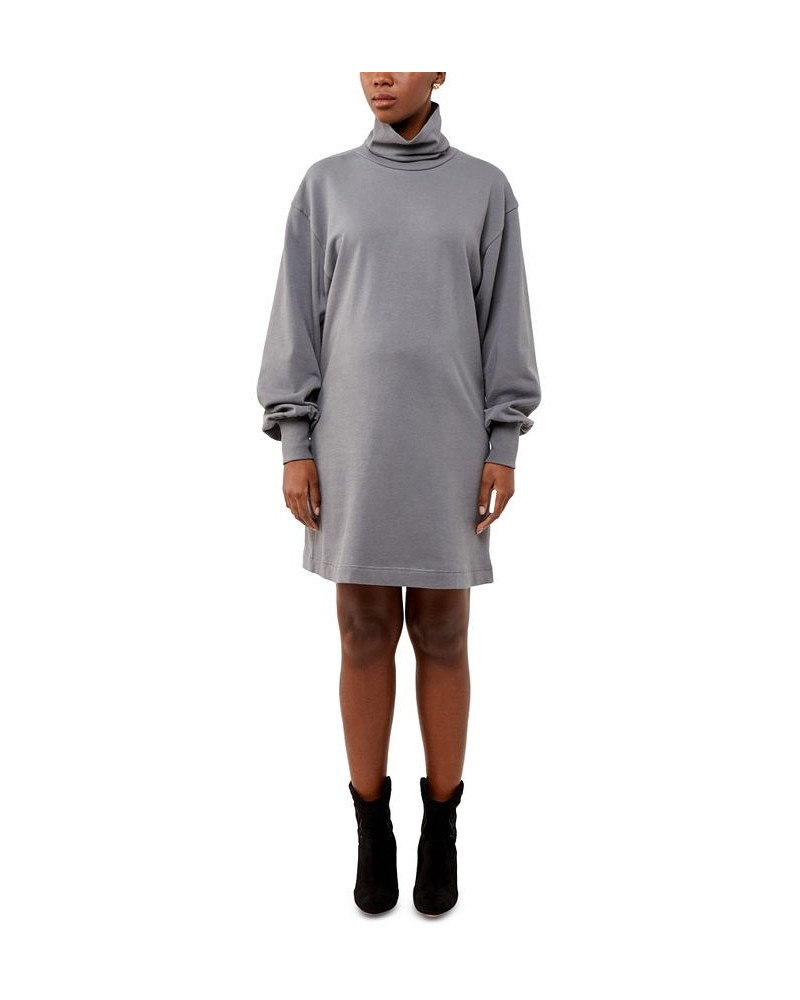 Grey State Helen Cotton Sweatshirt Maternity Dress Gray $33.96 Dresses